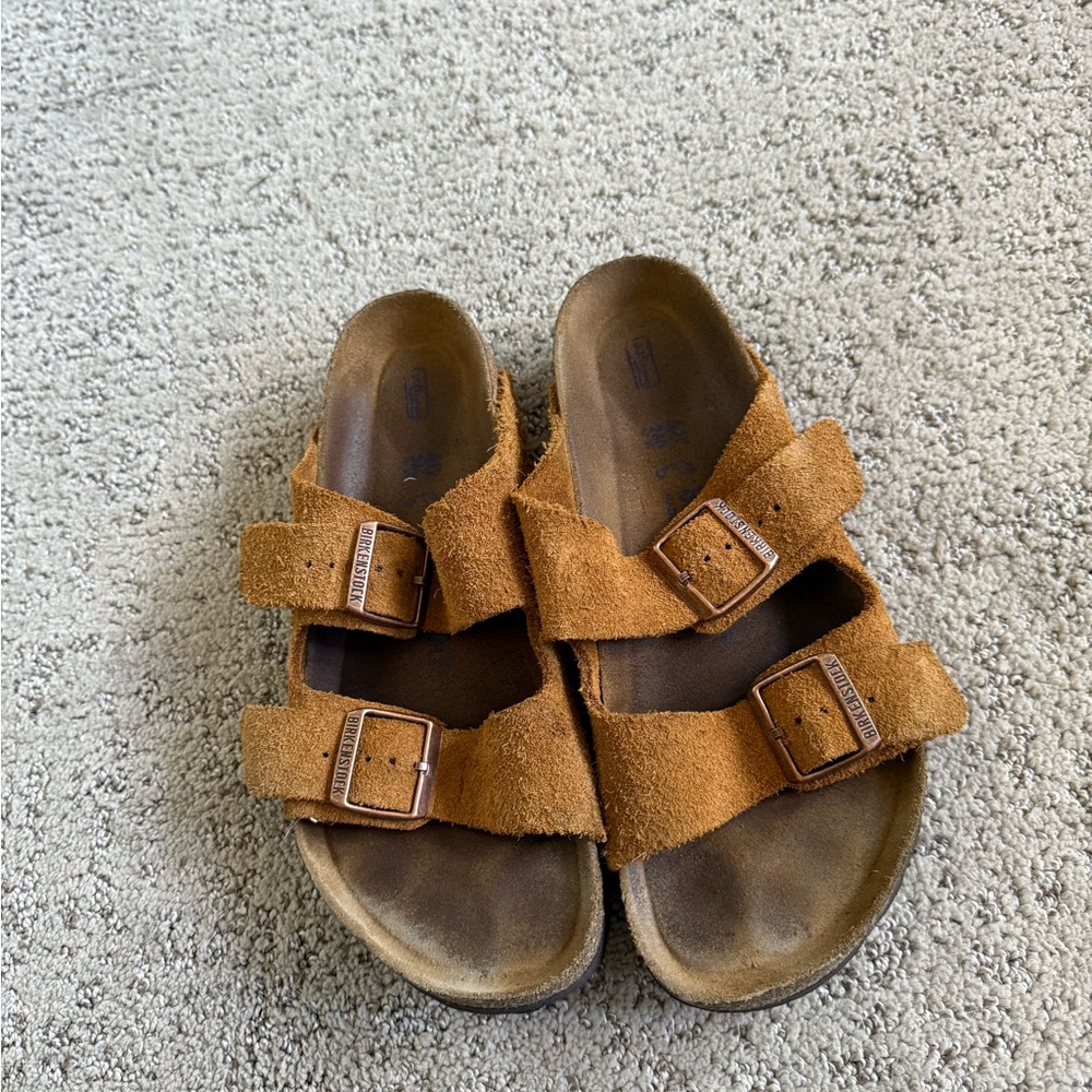 Suede Birkenstocks